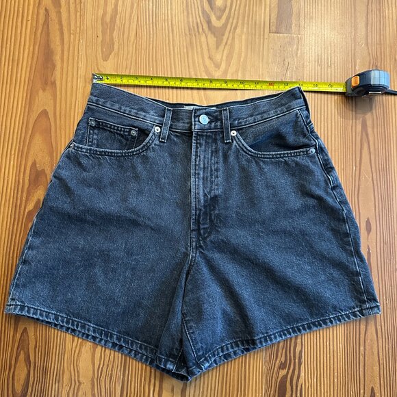 Everlane - The A-Line Denim Short - Washed Black - 28 - Picture 4 of 6